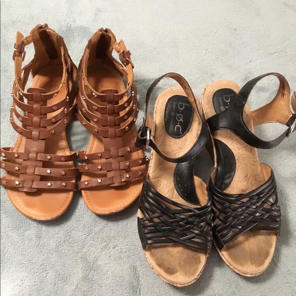 Shoes - Two Pair of Sandals. Report and Boc